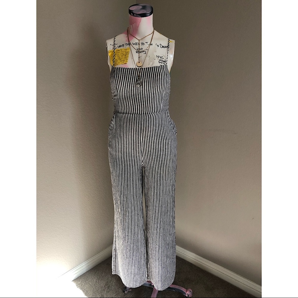 Forever 21 linen jumpsuit